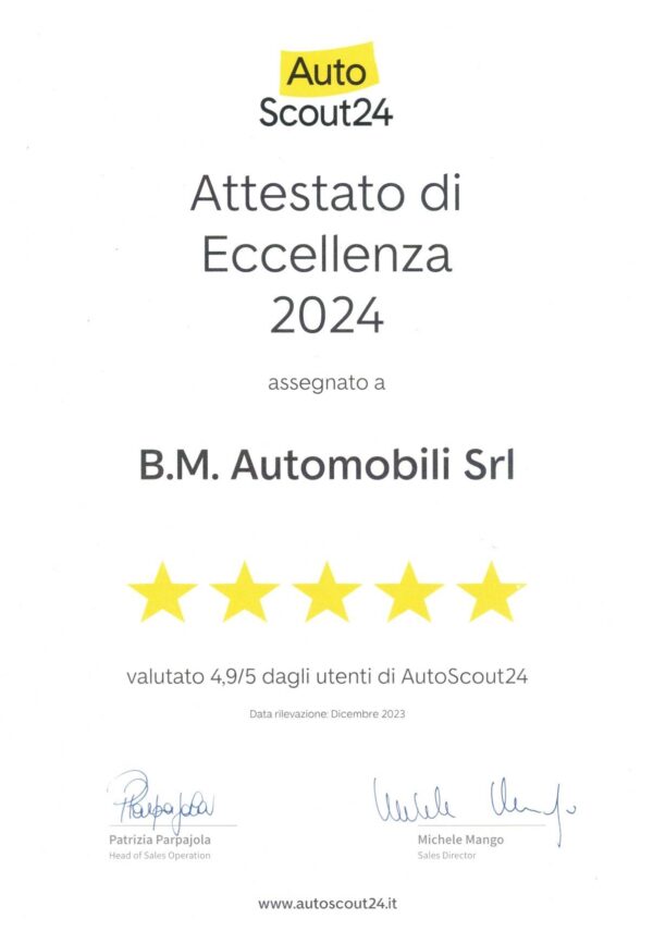 BM Automobili Pescara, SPECIALIZZATI NELLA COMPRAVENDITA DI VEICOLI SEMINUOVI