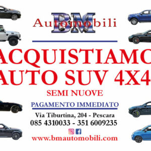 BM Automobili Pescara, SPECIALIZZATI NELLA COMPRAVENDITA DI VEICOLI SEMINUOVI